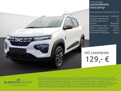 Gebraucht Dacia Spring Extreme 47 kW (65 PS) 2023 Weiß Kleinwagen