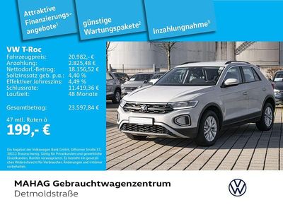 Gebraucht VW T-Roc Life 110 PS (80 kW) 2023 Grau SUV