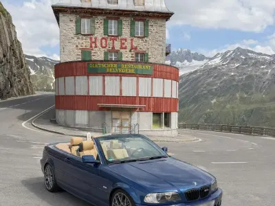 Gebraucht BMW 320 Cabriolet 170 PS (125 kW) 2001 Blau Cabrio