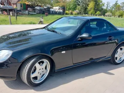Gebraucht Mercedes SLK230 AMG 193 PS (141 kW) 1999 Schwarz Cabrio