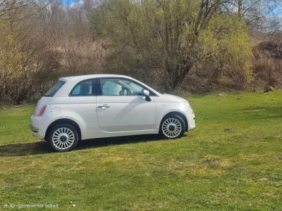 Usata Fiat 500 Lounge 69 CV (50 kW) 2011 Bianco Utilitaria