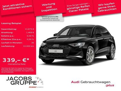 Gebraucht Audi A3 Advanced 150 PS (110 kW) 2025 Schwarz Limousine
