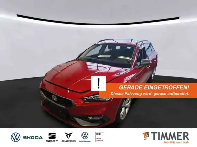 Brugt Seat Leon ST FR 150 HK (110 kW) 2022 Rød Stationcar