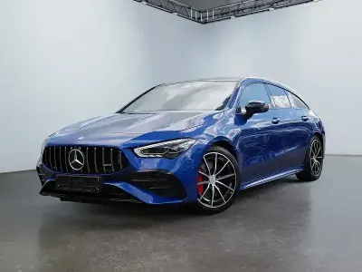 Gebraucht Mercedes CLA35 AMG AMG 306 PS (225 kW) 2025 Blaulack spektralblau (metallic) Coupé