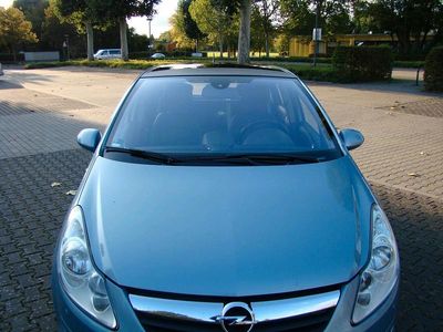 Gebraucht Opel Corsa 90 PS (66 kW) 2008 Blau Kleinwagen