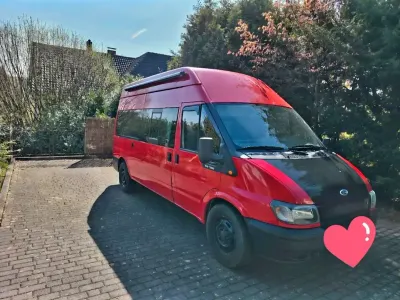 Gebraucht Ford Transit 125 PS (91 kW) 2006 Rot Van