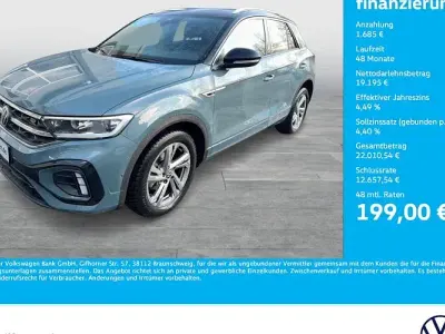 Usata VW T-Roc R-line 110 CV (80 kW) 2023 Blu SUV