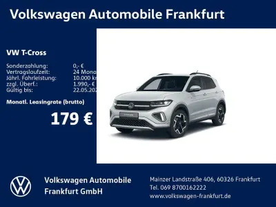 Nowe VW T-Cross R-line 116 KM (85 kW) 2026 Niebieski SUV