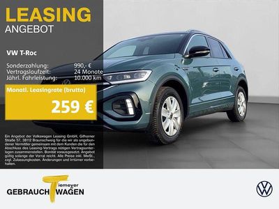 Blau Gebraucht 2025 VW T-Roc R-line SUV | 32.870 € (Superpreis)