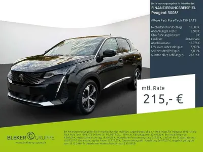 Brugt Peugeot 3008 Allure 131 HK (96 kW) 2023 Sort SUV