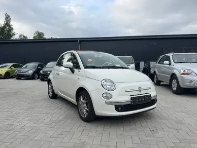 Używany Fiat 500 Lounge 69 KM (50 kW) 2012 Biały Kabriolet