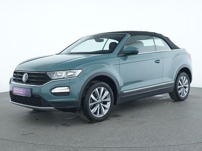 Grün Gebraucht 2021 VW T-Roc Cabriolet Style Cabrio | 19.345 € (Guter Preis)