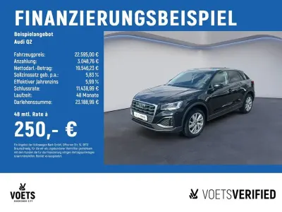 Gebraucht Audi Q2 Basis 150 PS (110 kW) 2022 Schwarz SUV