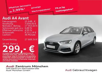 Brugt Audi A4 Basis 136 HK (100 kW) 2024 Sølv Stationcar