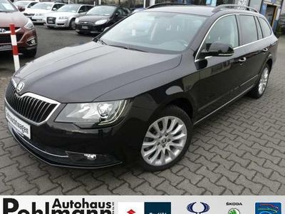 Gebraucht Skoda Superb Exclusive 170 PS (125 kW) 2013 Schwarz metallic Kombi