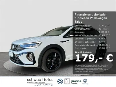 Gebraucht VW Taigo R-line 110 PS (80 kW) 2023 Weiß SUV