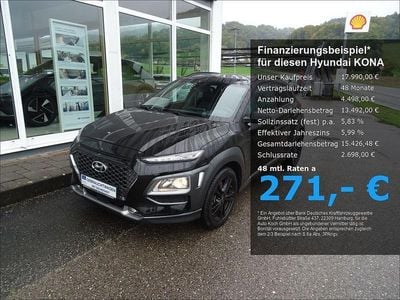 Gebraucht Hyundai Kona Style 177 PS (130 kW) 2020 Schwarz SUV