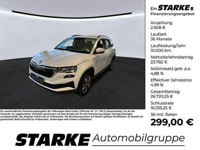 Gebraucht Skoda Karoq Ambition 150 PS (110 kW) 2022 Weiß SUV