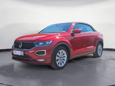 Brugt VW T-Roc Cabriolet R-line 150 HK (110 kW) 2020 Rød Cabriolet