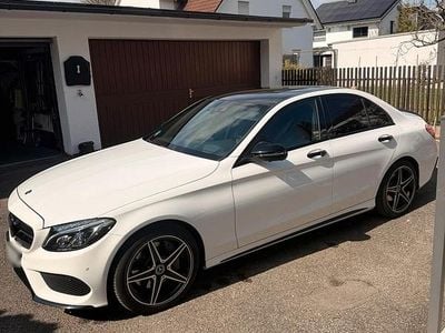 Gebraucht Mercedes C250 AMG line 204 PS (150 kW) 2017 Weiß Limousine