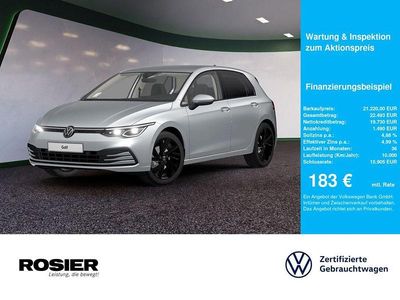 Usata VW Golf VIII Life 110 CV (80 kW) 2021 Argento Berlina