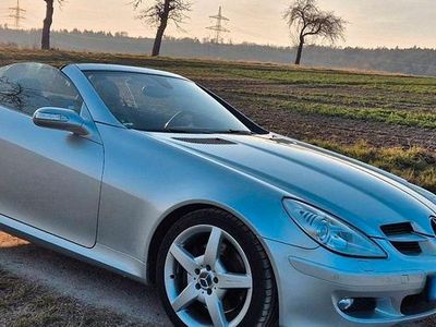 Second-hand Mercedes SLK350 272 CP (200 kW) 2004 Argintiu Cabrio