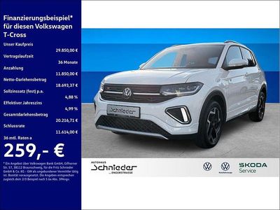 Gebraucht VW T-Cross R-line 150 PS (110 kW) 2025 Weiss SUV