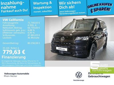 Gebraucht VW California Coast 150 PS (110 kW) 2025 Schwarz Van