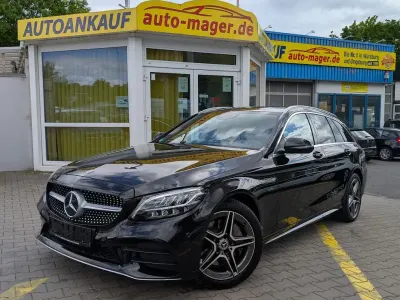 Używany Mercedes C300e AMG line 320 KM (235 kW) 2021 Czarny Sedan/Limuzyna