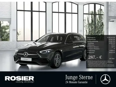 Brugt Mercedes C200 AMG 204 HK (150 kW) 2024 Grå Stationcar