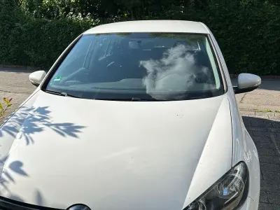 Gebraucht VW Golf VI Comfortline 80 PS (58 kW) 2009 Weiß Kleinwagen