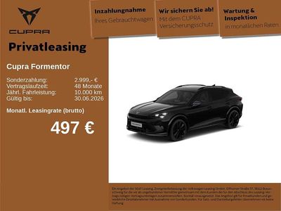 Usata Cupra Formentor VZ 272 CV (200 kW) 2026 Nero SUV