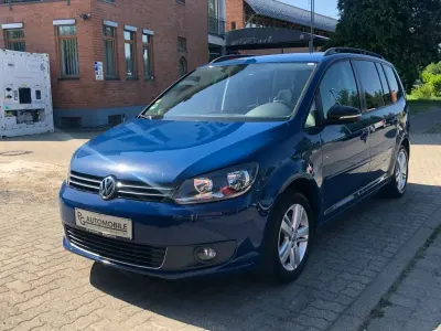 Gebraucht VW Touran Match 140 PS (102 kW) 2012 Blau Van / Kleinbus