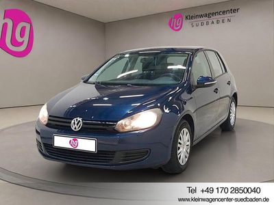 Gebraucht VW Golf VI Trendline 105 PS (77 kW) 2010 Blau Kleinwagen