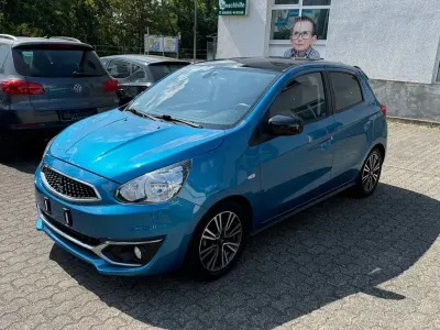 Gebraucht Mitsubishi Space Star Diamant Edition 80 PS (58 kW) 2019 Blau Kleinwagen