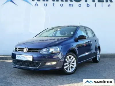 Gebraucht VW Polo Style 105 PS (77 kW) 2012 Blau Kleinwagen