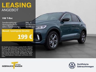 Blau Gebraucht 2025 VW T-Roc R-line SUV | 28.830 € (Fairer Preis)