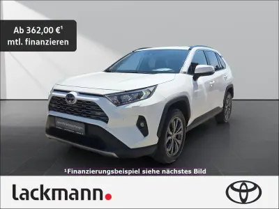 Gebraucht Toyota RAV4 Hybrid Team 222 PS (163 kW) 2022 Pure) white ii (weiss SUV