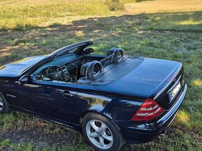 Gebraucht Mercedes SLK200 163 PS (119 kW) 2002 Blau Cabrio