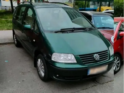 Gebraucht VW Sharan 131 PS (96 kW) 2004 Schwarz Van / Kleinbus