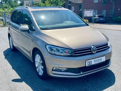 Gebraucht VW Touran Highline 150 PS (110 kW) 2016 Beige Van / Kleinbus