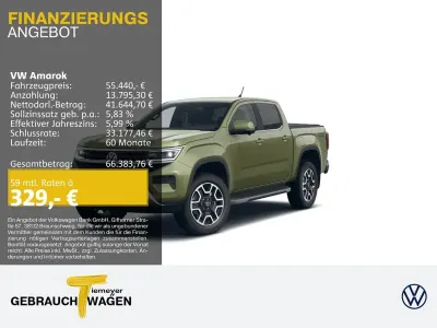 Nuova VW Amarok Style 241 CV (177 kW) 2026 Verde Pick-up