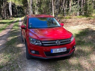 Usata VW Tiguan Life 140 CV (102 kW) 2013 Rosso SUV