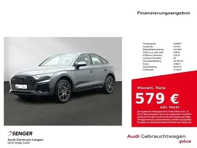 Brugt Audi Q5 Sportback S-Line 299 HK (219 kW) 2023 Grå SUV