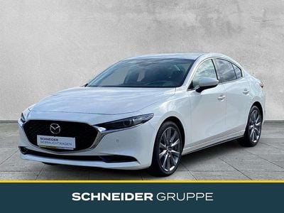 Weiß Gebraucht 2024 Mazda 3 Exclusive-Line Limousine | 24.890 € (Fairer Preis)