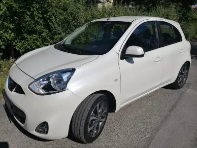 Gebraucht Nissan Micra Acenta 80 PS (58 kW) 2017 Weiß Kleinwagen
