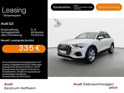Gebraucht Audi Q3 Advanced 150 PS (110 kW) 2025 Gletscherweiß metallic SUV