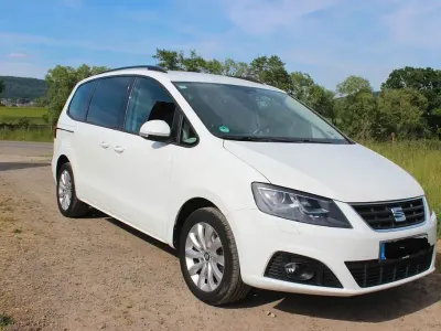 Gebraucht Seat Alhambra Reference 150 PS (110 kW) 2018 Weiß Van / Kleinbus