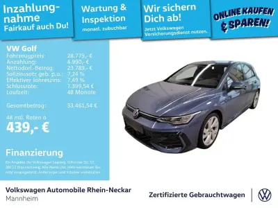 Gebraucht VW Golf VIII R-line 150 PS (110 kW) 2025 Anemonenblau metallic Limousine