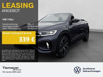 Gebraucht VW T-Roc Cabriolet R-line 150 PS (110 kW) 2025 Grau Cabrio